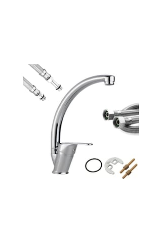 Armilla Mix Kuğu Banyo Lavabo Musluğu Çeşmesi Lavabo Bataryası