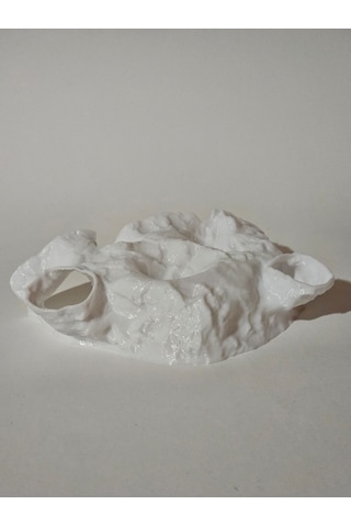 Desenli Mağara Akvaryum Dekoru - Dekoratif Akvaryum Maketi 22cm 75039891