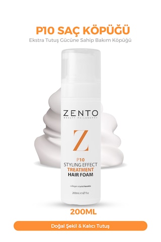 Zento Stylıng Effect Treatment Haır Foam P10 Köpük 200 Ml