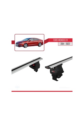 Ford Mondeo Iv 2014-2022 Arası İle Uyumlu Ace-4 Ara Atkı Tavan Barı Gri