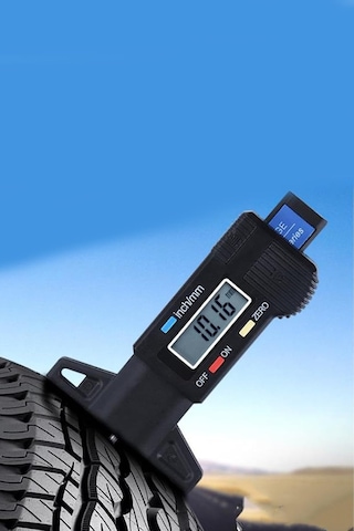 Elektronik Dijital Lastik Diş Derinlik Kumpası Ölçer Cin307
