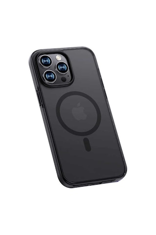Benks Apple Uyumlu iPhone 14 Pro Max Kılıf Kenarları Silikon Airbagli Mat Arka Yüzey Benks Icesand Kapak BENKS-25423