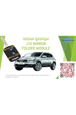 Nissan Qashqai J10 Kumandadan Katlanır Ayna Kiti