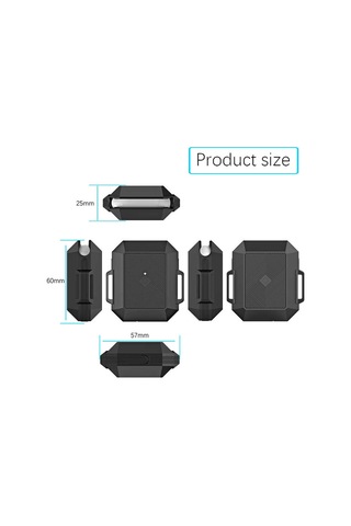 Lexroo Apple AirPods Uyumlu Kılıf Airbag 09 Silikon - Renksiz