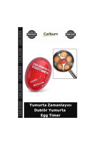 Eggtimer Hassas Pişirme Isıya Dayanıklı Pratik Yumurta Zamanlayıcı Dublör Yumurta Egg Timer Çok Renkli