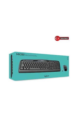 Logıtech Mk330, 920-003988, Kablosuz, Türkçe Q, Klavye Mouse Set Diğer