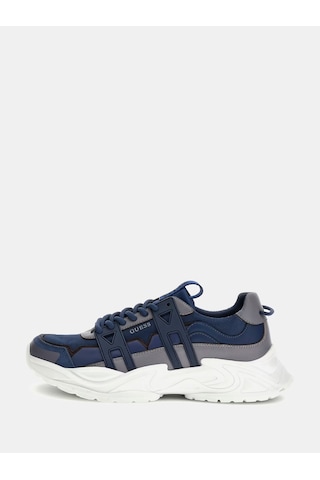 Guess Belluno Deri Erkek Sneaker Ayakkabı Fmpbeuele12 Mavi