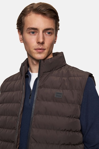 Twn Slim Fit Kahverengi Düz Yelek Mont 3ecy70501503m Kahve