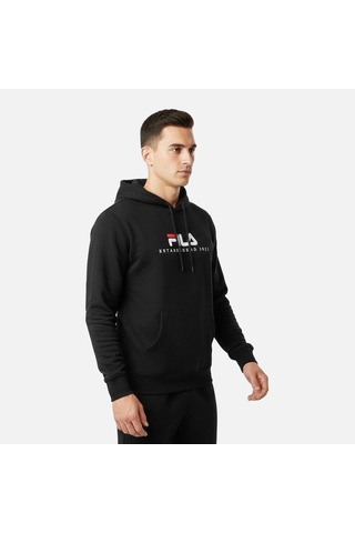 Siyah Fila Unısex Günlük Sweatshirt Valsera Logo Hoodie Fau0227.80010 Siyah