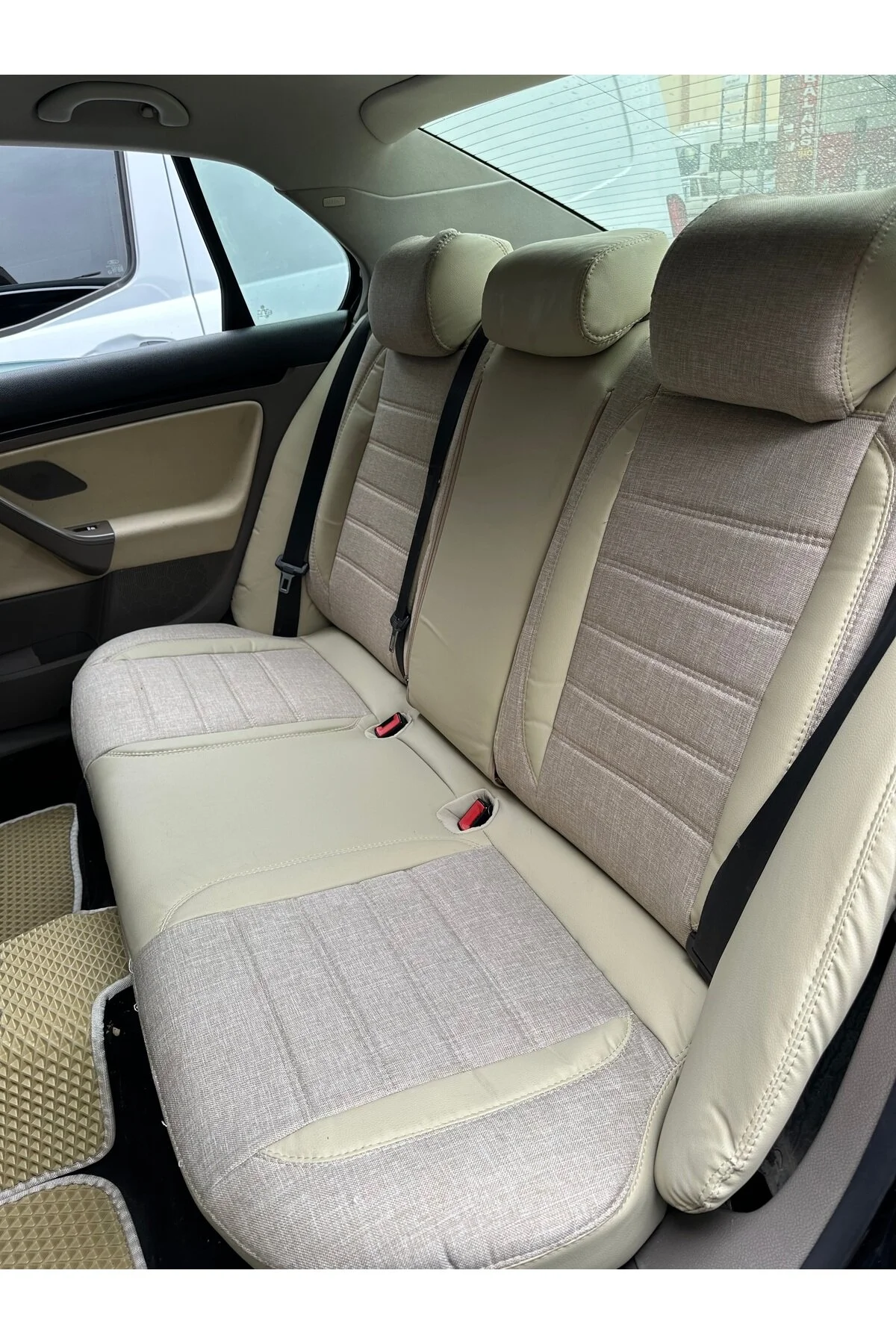 Volkswagen Jetta Araca Özel Koltuk Kılıfı Bej