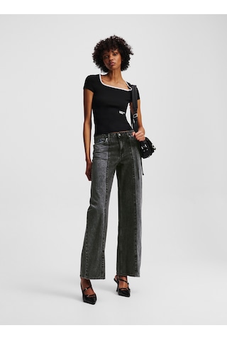 Karl Lagerfeld Jeans Siyah Kadın %100 Pamuk Denim Pantolon A3w10070