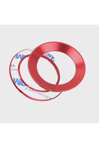 Araba Stil Direksiyon Amblemi Dekoratif Daire Halka Aksesuarları Altın