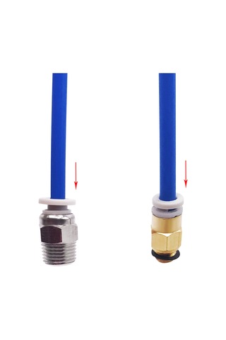 Bowden 3d Yazıcı Hotend İçin Konektörlü J-head İle Ptfe Tüp Kiti