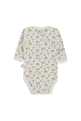 Civil Baby Palmiye Empirme 1 -36 Ay Çıtçıtlı Badi - Ekru 14D20Y36326S1