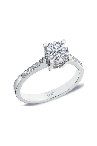 Lova 0,80 Karat Tektaş Görünümlü Pırlanta Yüzük - 1010294
