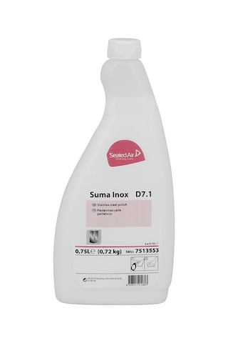 Diversey Suma Inox D7.1 Paslanmaz Çelik Temizleyici ve Parlatıcı 750 ML Diversey Suma Inox D7.1 Paslanmaz Çelik Temizleyici ve Parlatıcı 750 ML