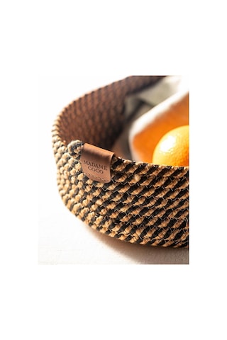 Madame Coco Alsace Büyük Sepet Naturel - Siyah