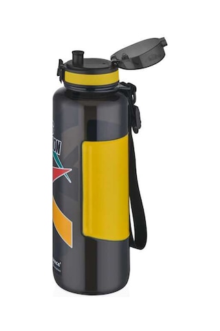Uzspace Tritan 1200 Ml Water Bottle Black