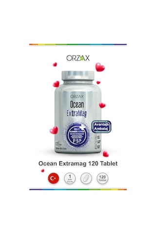 Ocean Extramag Üçlü Kombinasyon 200 Mg Magnezyum 120 Tablet