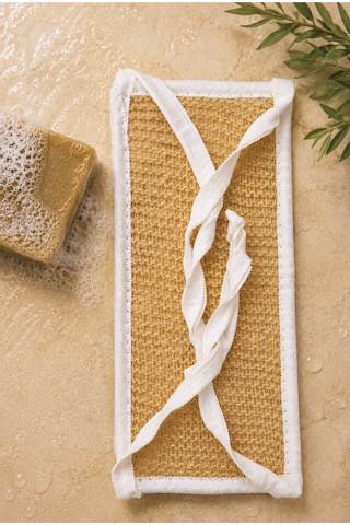 Arga Çiftli Sırt Uzun Kabak Lifi 28cmx12cm Doğal Cilt Temizleme Bitkisel Banyo Lifi - 573083703
