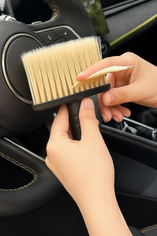 Mucit Home Araç İçi Temizlik Fırçası Yumuşak Kıllı, Çizmez, Detaylı Temizlik, Klima Ve Konsol Uyumlu 1 Adet