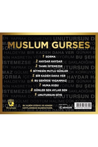 Müslüm Gürses - Sorma Cd