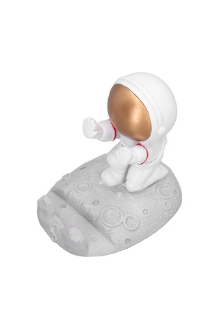 Cep Telefonu Tutucu Astronot Şekli Zarif Ve Güzel Çevre Koruma Tutucu Süs Altın Astronot İtme Ve Çekme 0.3 Çok Renkli