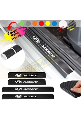 Hyundai Accent Era Kapı Eşiği Sticker (4 Adet) New