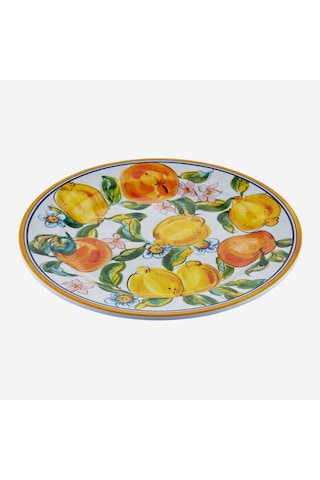 Beyaz Melamin Yemek Tabağı 28 Cm