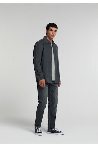 Colin's Colins Regular Fit Shirt Neck Düz Erkek Yeşil Uzun Kol Gömlek Cl1083257 Q1.v2 Pgr
