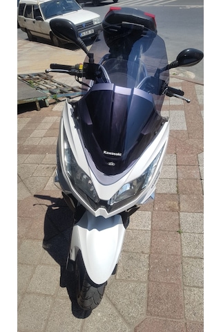 Kawasakı J300 Uzun Cam 66Cm Koyu Füme 4Mm Zeus