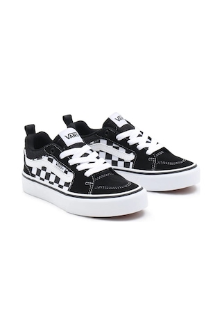 VANS Ayakkabı VN0A3MVP5GX1 YT Filmore (Checkerboard) Black/Whte 35 Siyah