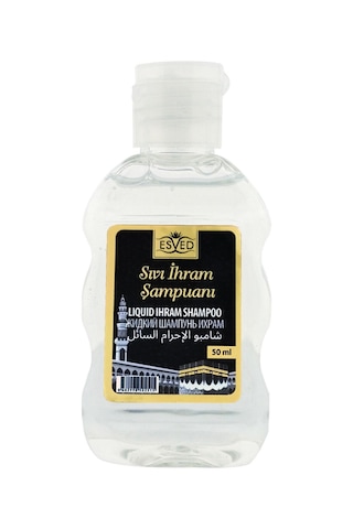 Esved Kokusuz Sıvı İhram Şampuanı 3 x 50 ML + Kokusuz Sıvı İhram Sabunu 3 x 50 ML