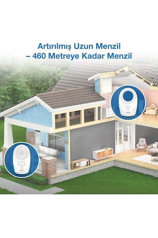 Vtech Artırılmış Menzile Sahip Sesli Bebek Monitörü - Dm1111