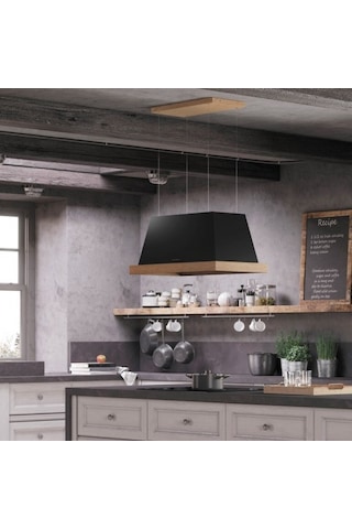 Faber Thea Isola EV8 DG Matt F80 SC Ada Tipi 80 CM Davlumbaz