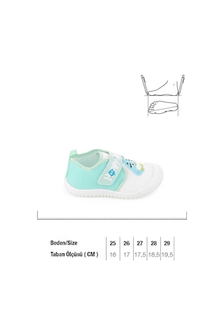 Gezer Yazlık Kız Çocuk Keten Happy Bird Cırt Cırtlı Ayarlanabilir Ayakkabı Ga2ypm.03343.00.3g3.0a Yeşil