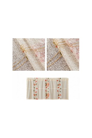 Homyl Sonbahar Tatil Mutfak Için Yılbaşı Masa Örtüsü Çok Renkli