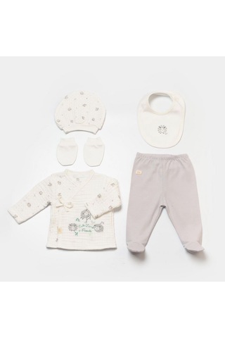 Bibaby Lamb Friends 5'li Bebek Hastane Çıkış Seti 62346