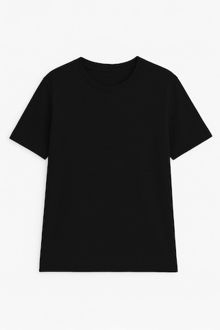 Markapia Woman Kadın %100 Pamuk Basic T-shirt Siyah