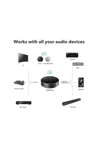 Wiim Mini Airplay2 Kablosuz Ses Aktarıcı