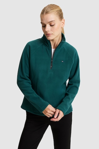 U.S. Polo Assn. Kadın Yeşil Yarım Fermuarlı Sweatshirt 50329013-vr060 Eden Green