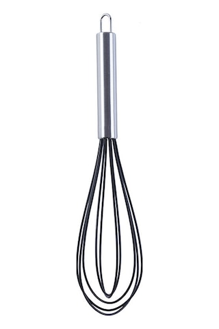 Cbtx Silikon Yumurta Çırpıcı Ev Yumurta Mikseri Mutfak Aletleri Krem Pişirme Araçları, Renk: 12 İnç Siyah