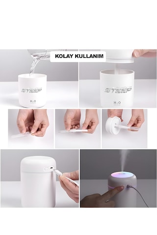 Steep Ultrasonik Hava Nemlendirici Buhar Makinesi Ve Aroma Difüzörü
