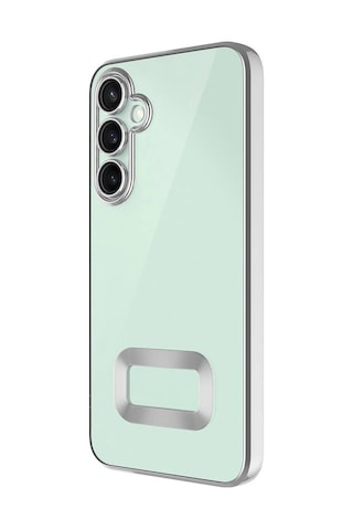 Samsung Uyumlu Galaxy A35 Kılıf Kamera Lens Korumalı Logo Gösteren İnce Hafif Ata Pro Tech Lila