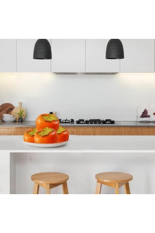 Yapay Meyve Cennet Hurması Fruit Tropik Meyve 12 7cm 1adet