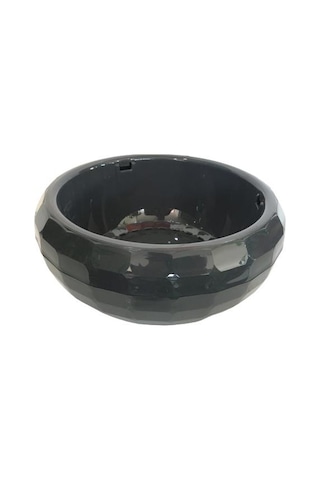 Sukulen Ve Kaktüsler Için Orta Boy Aranjmanlık Saksı (Siyah Renk)