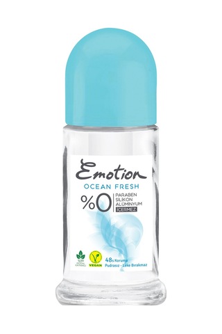 Emotion Roll-on 50 Ml Ocean - Paraben Ve Silikon İçermez, 48 Saat Koruma 4'li Avantaj Paketi Mıchu