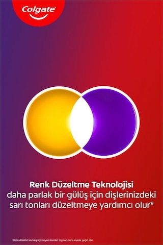 Colgate Max White Purple Reveal Beyazlatıcı Diş Macunu 75 Ml X2 Adet + Diş Fırçası Kabı