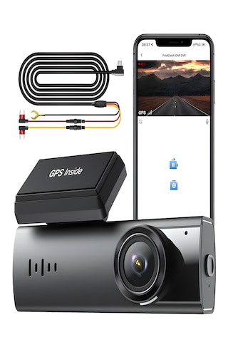 1080p Wi-fi Mini Araç Kamerası 170 Geniş Açı, Gece Görüş, Döngüsel Dvr Kayıt, Dash Araba Cam