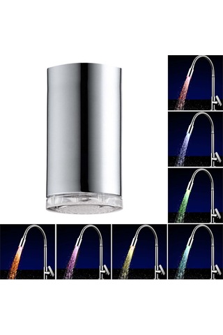 Qingmipy Led Işıklı Musluk Uçucu M22, Su Akımı İle Çalışır, 7 Renk Veya Sıcaklık Sensörlü Renk Değişimi, Su Tasarruflu, Abs Malzeme, Modern Stil 8001-a13 Diğer